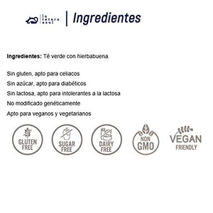 LA TETERA AZUL 100 bustine di tè verde biologico con menta piperita. Tè...