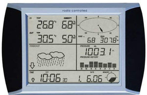 Velleman 406062 Stazione Meteo radiocontrollata WS1080, Touch Screen, grau