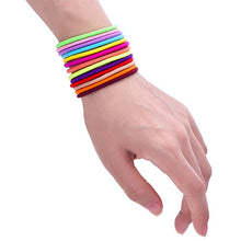 Carica l&#39;immagine nel visualizzatore di Gallery, 100 Pezzi Fasce Elastici per Capelli Legami Coda di Cavallo Bande... - Ilgrandebazar