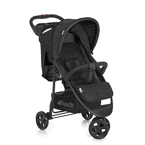 Hauck Citi Neo II Passeggino a 3 Ruote Leggero, 7.5 kg da 0 Mesi Caviar/Stone