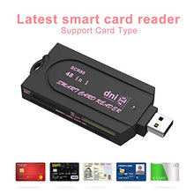 Carica l'immagine nel visualizzatore di Gallery, innOrca Lettore di Schede Multifunzione, Smart Card USB/CAC...