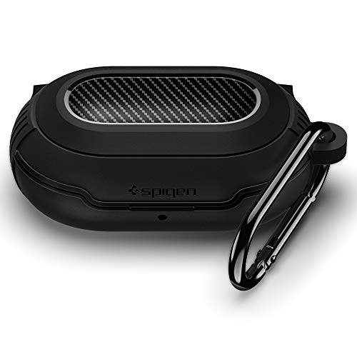 Spigen Rugged Armor Pro Progettato per Galaxy Buds Plus Custodia (2020)/ Nero