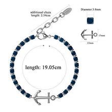 Carica l&#39;immagine nel visualizzatore di Gallery, Amtier Braccialetti di Ancoraggio Perline Blu Unisex A - Ilgrandebazar