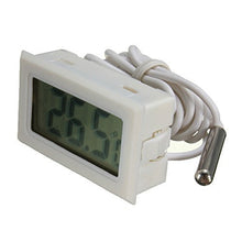 Carica l'immagine nel visualizzatore di Gallery, ARCELI Termometro digitale LCD Monitoraggio della temperatura con sonda esterna per frigorifero Frigorifero congelatore Acquario - Bianco