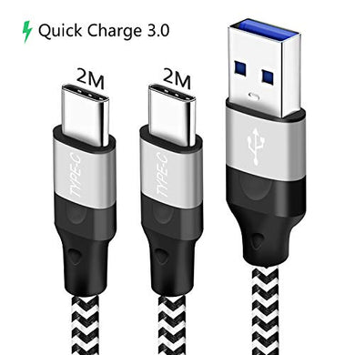 RAMPOW Cavo USB Type-C Carica Rapida e Trasmissione Dati- Quick Charge 3.0  - 1m
