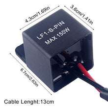 Carica l&#39;immagine nel visualizzatore di Gallery, Relè Lampeggiante Elettronico a 2 Pin, Indicatore Luminoso Universale a 12 V...