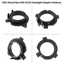 Carica l&#39;immagine nel visualizzatore di Gallery, 1 paio di adattatori per lampadine fari a LED H7 (nero). normal - Ilgrandebazar