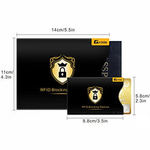 Carica l'immagine nel visualizzatore di Gallery, Protezione RFID, Gritin 18 Pezzi Custodie Protettiva Blocco RFID Carta di...