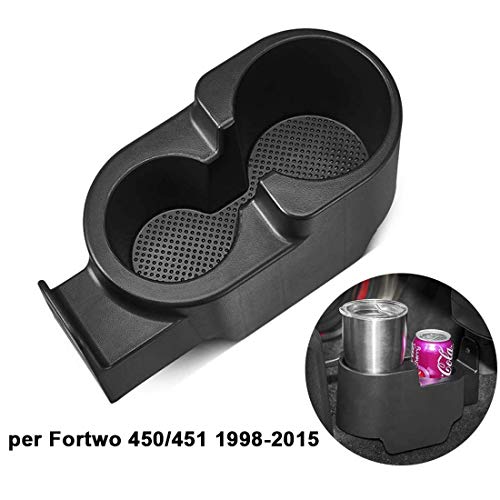 ISSYZONE Portabevande per Fortwo 450/451 1998-2015 Porta Bicchieri Bev –