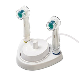 Portaspazzolino elettrico con 4 custodie antipolvere per testine Oral-B