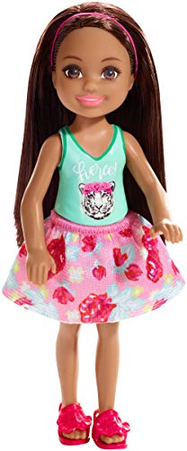 Barbie Chelsea e i Suoi Amici Bambola Brunette con Maglietta Stampa Tigre,... - Ilgrandebazar
