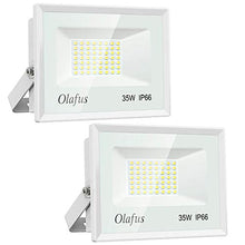 Carica l&#39;immagine nel visualizzatore di Gallery, Olafus 2 Pezzi 35W Faro LED Esterno 3800 LM 5000K IP66 Impermeabile Luce...
