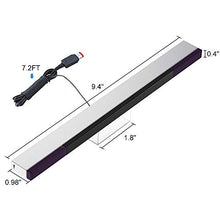Carica l&#39;immagine nel visualizzatore di Gallery, KIMILAR Sostituzione Cablata Infrarossi LED Sensor Bar per Nintendo Wii e...