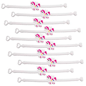 SPECOOL 32PCS Portachiavi Unicorno Bracciale, Anelli di Unicorno... - Ilgrandebazar