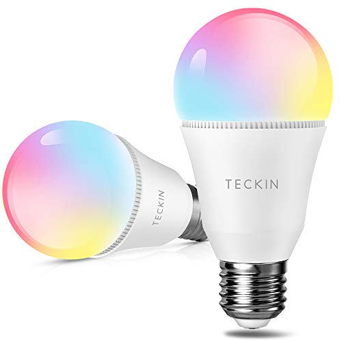 Lampadine Alexa WiFi Smart LED E27 , TECKIN Attivabile con Amazon e...
