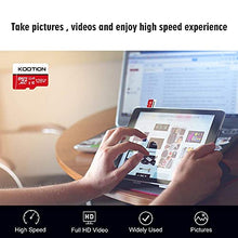 Carica l&#39;immagine nel visualizzatore di Gallery, KOOTION 128GB Scheda di Memoria Micro SD U1 A1 4K Scheda MicroSDXC 128 Giga Classe 10 UHS-I Memory Card TF Alta Velocità Fino a 100MB/s per Telefono,Videocamera,Gopro