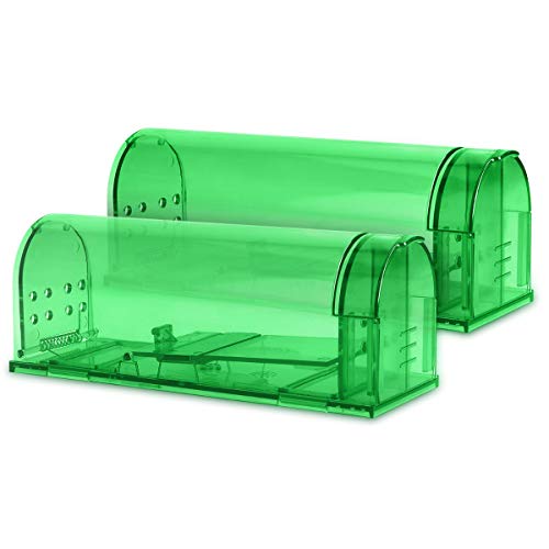 Navaris 2X Trappola per Topi e Piccoli roditori - Set trappole catturare...