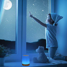 Carica l'immagine nel visualizzatore di Gallery, Lampada da Comodino, Zorara Luce Notturna Bambini LED Controllo Tattile...