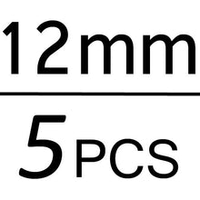 Carica l&#39;immagine nel visualizzatore di Gallery, Nastro per Etichette Wonfoucs Compatibile 12mm, Nero su Bianco, 5 Pack - Ilgrandebazar