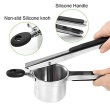 Carica l&#39;immagine nel visualizzatore di Gallery, LinStyle Schiacciapatate, Acciaio Inox Schiacciapatate - con 3 Dischi... - Ilgrandebazar