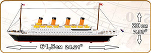 COBI- Transatlantico Britannico R.M.S. Titanic, Multicolore, 1914A