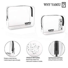 Carica l'immagine nel visualizzatore di Gallery, Beauty Case da viaggio YAMIU 2-Pcs cosmetici trousse Impermeabile linea Nero - Ilgrandebazar