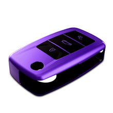 Carica l'immagine nel visualizzatore di Gallery, kwmobile Cover Copri-Chiave Compatibile con VW Skoda Seat violetto brillante