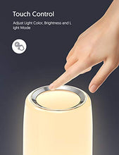 Carica l&#39;immagine nel visualizzatore di Gallery, Lampada da Tavolo Controllo Touch 3 Livelli Luce Bianca Calda Regolabile RGB...
