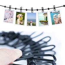 Carica l'immagine nel visualizzatore di Gallery, Wanxida 2PCS Filo Stendibiancheria, Portatile per Corda da Bucato Nero+viola