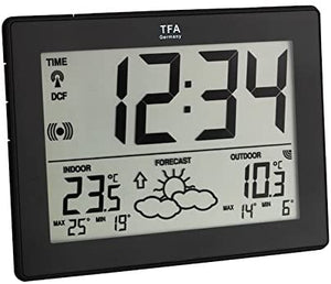 TFA Dostmann 35.1125.02 Metro Stazione Meteo Wireless, Bianco Nero