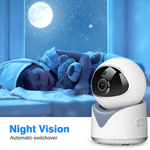 MYPIN - Telecamera IP per bambini, WiFi, 1080p, interni e interni, con...