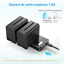 Carica l&#39;immagine nel visualizzatore di Gallery, Powerextra - 2 batterie da 8800mAh e caricatore a doppia ricarica rapida per...