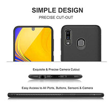 Carica l&#39;immagine nel visualizzatore di Gallery, HOUROC Cover Samsung Galaxy A40, Custodia Protettiva in TPU Premium Noir - Ilgrandebazar