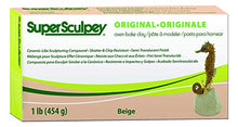 Carica l&#39;immagine nel visualizzatore di Gallery, Polyform Products Company Super Sculpey Polymer Clay 1 Pound-Beige, Argilla - Ilgrandebazar