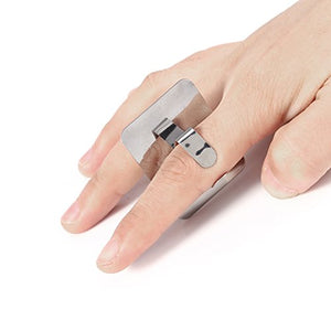 Anello regolabile in acciaio INOX trucco cosmetici nail art Paint mixing... - Ilgrandebazar