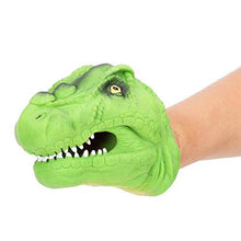 Carica l&#39;immagine nel visualizzatore di Gallery, Zerodis- Burattino di Mano Dinosauro, Alta Simulazione Cartoon Verde - Ilgrandebazar