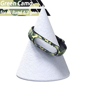 Cytech Cinturino per Xiaomi Mi Band 4 / 3, Colore Camouflage verde