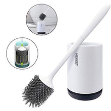 Carica l&#39;immagine nel visualizzatore di Gallery, MEKEET Scopino e Supporto per Toilette, Set di spazzole Flooring Max Upgraded - Ilgrandebazar