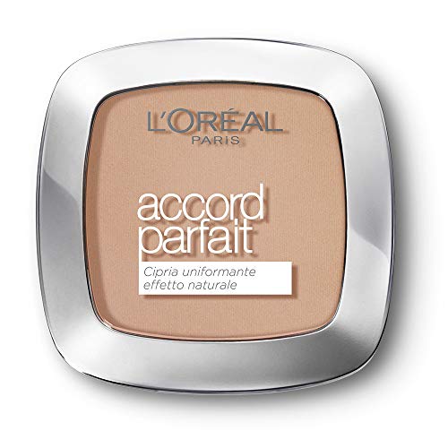 L'Oréal Paris Cipria in Polvere Uniformante Fissante Accord 3.D Beige Doré - Ilgrandebazar