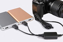 Carica l&#39;immagine nel visualizzatore di Gallery, [Versione aggiornata] DR-E6 Batteria fittizia accoppiatore CC PACK-E6...