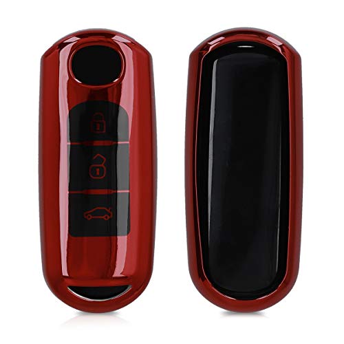 kwmobile Cover Copri-Chiave Compatibile con Mazda 3 rosso splendente