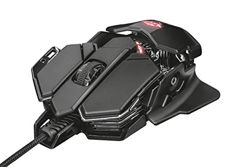 Trust Mouse Gaming GXT 138 X-Ray, Sensore Ottico 4000 DPI, 10 Pulsanti...
