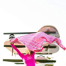 Carica l'immagine nel visualizzatore di Gallery, LeStoff Telo Mare Fouta da Bagno XXL 100% Cotone 100 x 180 cm, Fuchsia