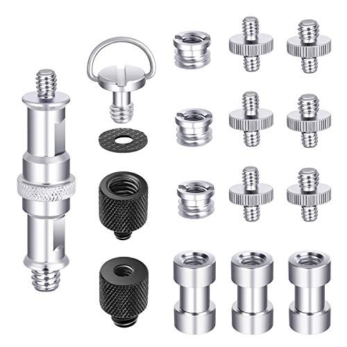Neewer Kit di Viti per Fotocamera, 16pz Vite Adattatore Convertitore Tappo...