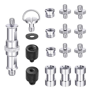 Neewer Kit di Viti per Fotocamera, 16pz Vite Adattatore Convertitore Tappo...