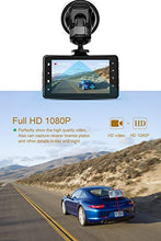 Carica l'immagine nel visualizzatore di Gallery, 【2020 Nuova Versione】 CHORTAU Telecamera per Auto 1080P Full HD, Dashcam...