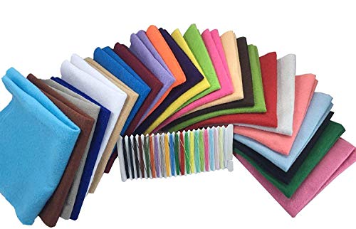 Fogli Feltro Colorato 24 pz in e 20cm*30cm, multicolore - Ilgrandebazar
