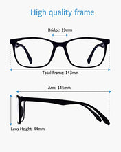 Carica l&#39;immagine nel visualizzatore di Gallery, ANRRI Occhiali Anti Luce Blu TR90 occhiali da gioco con telaio nero per... - Ilgrandebazar
