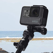 Carica l&#39;immagine nel visualizzatore di Gallery, Treppiede/monopiede in lega di alluminio Monopod Mount + Thumbscrew (Black)