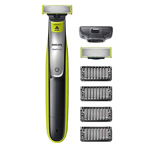 Philips QP2530/30 OneBlade, Rade, Regola e Rifinisce con 4 Pettini... - Ilgrandebazar